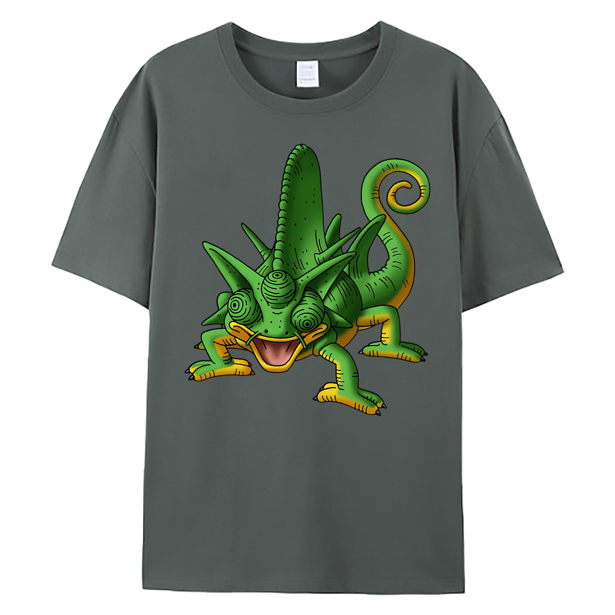 （画像用） ドラゴンクエスト Doragon Kuesuto Dragon Quest 綿100％ メンズ半袖Tシャツ｜肌触りやわらか＆通気性